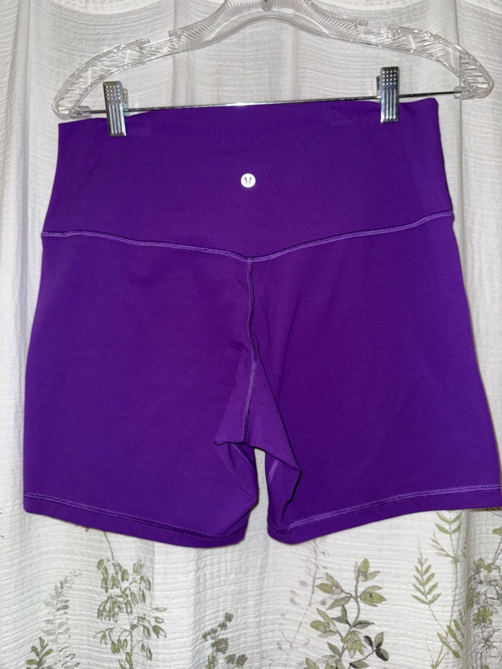 lululemon athletica Purple High-Rise Bike Shorts